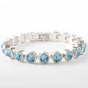 AQUAMARINE Ice Bracelet by Touchstone Crystal‎ by Swarovski ✨ New in box